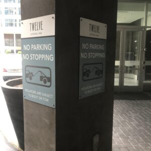 parking and traffic signs