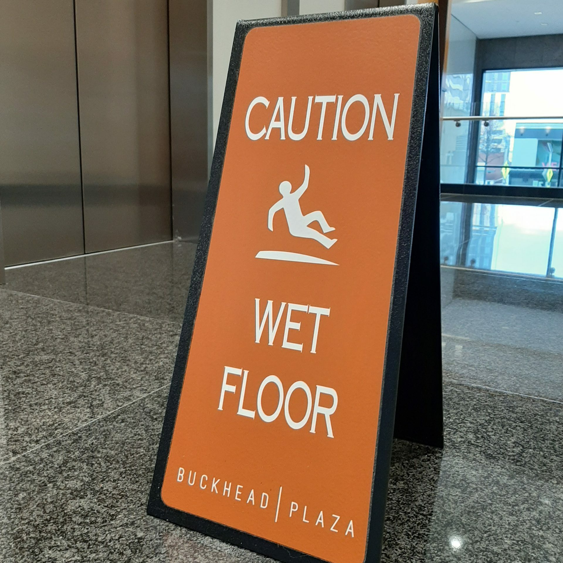 Custom Wet Floor Sign