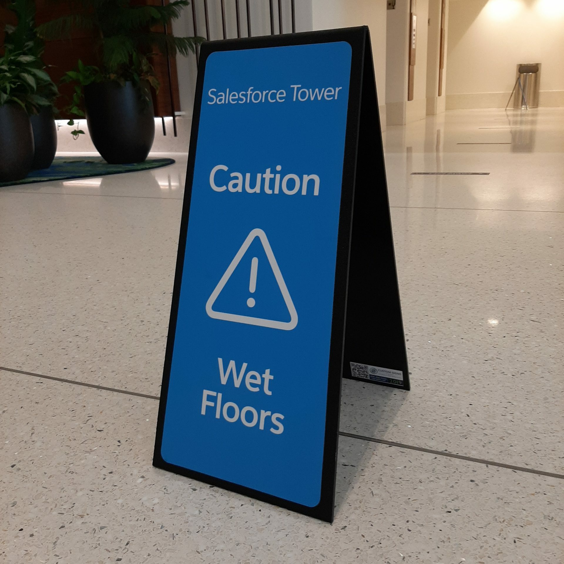 Custom Wet Floor Sign